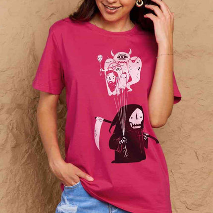 Simply Love Full Size Death Graphic T-Shirt