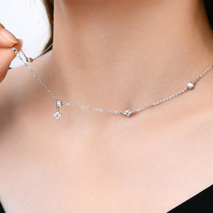Moissanite 925 Sterling Silver Necklace