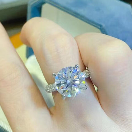 5 Carat Moissanite 925 Sterling Silver Ring