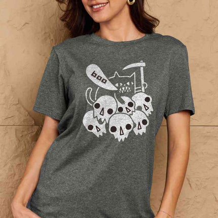 Simply Love Full Size Graphic BOO Cotton T-Shirt