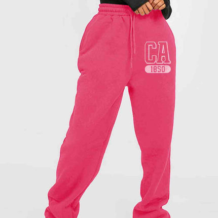 Simply Love Simply Love Full Size CA 1850 Graphic Joggers