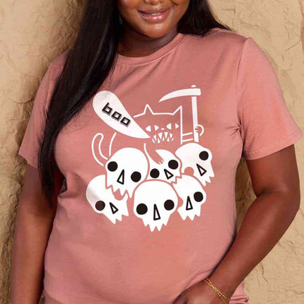 Simply Love Full Size Graphic BOO Cotton T-Shirt
