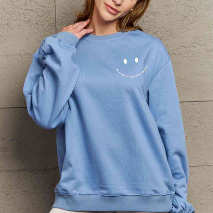 Simply Love Full Size I CAN BUY MYSELF FLOWERS Graphic Sweatshirt