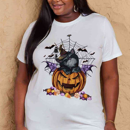 Simply Love Full Size Jack-O'-Lantern Graphic T-Shirt