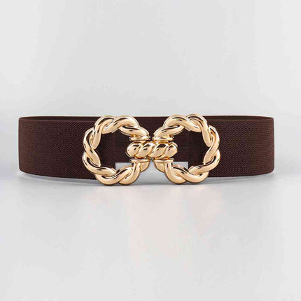Zinc Alloy Buckle Elastic Belt