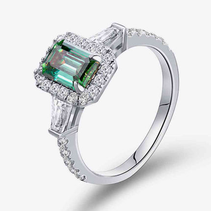 1 Carat Moissanite 925 Sterling Silver Ring