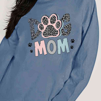 Simply Love Simply Love Full Size DOG MOM Graphic Sweatshirt