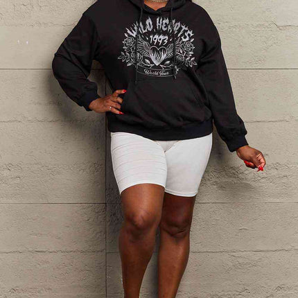 Simply Love Simply Love Full Size WILD HEARTS 1993 WORLD TOUR Graphic Hoodie