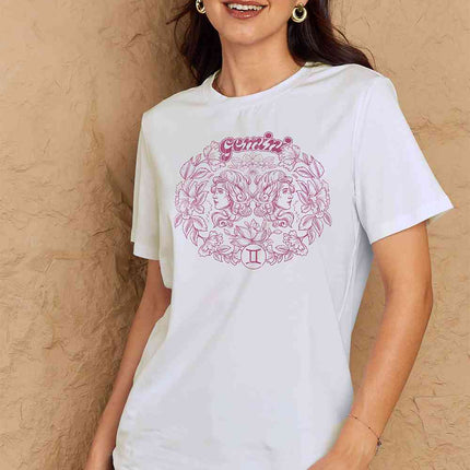 Simply Love Full Size GEMINI Graphic T-Shirt