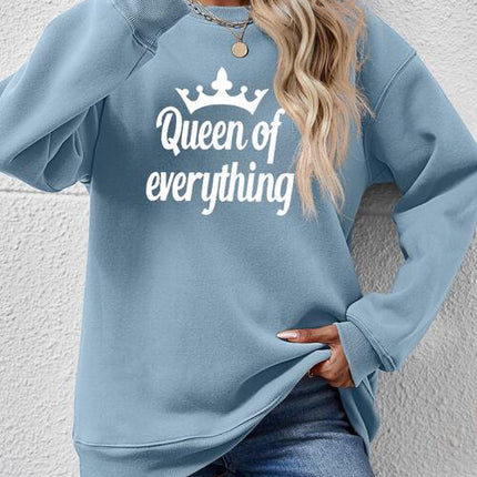 QUEEN OF EVERYTHING Round Neck Sweatshirt