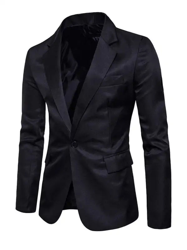 Chaqueta de traje delgada de negocios para hombre Traje individual 