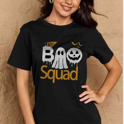 Simply Love Full Size BOO SQUAD Graphic Cotton T-Shirt