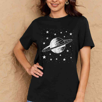 Simply Love Full Size Planet Graphic Cotton T-Shirt