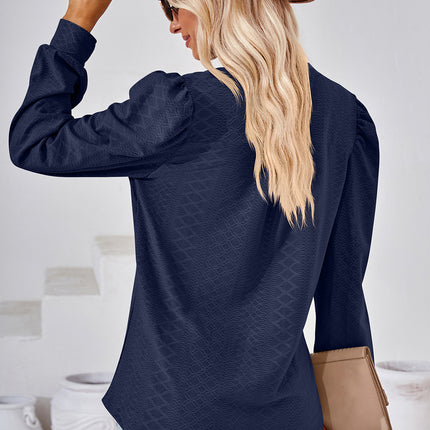 Notched Long Sleeve T-Shirt