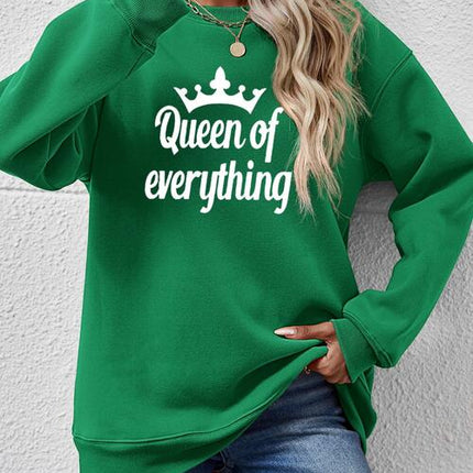 QUEEN OF EVERYTHING Round Neck Sweatshirt
