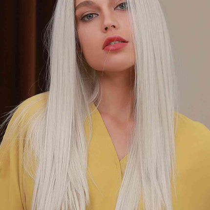 13*2" Lace Front Wigs Synthetic Long Straight 26" Heat Safe 150% Density