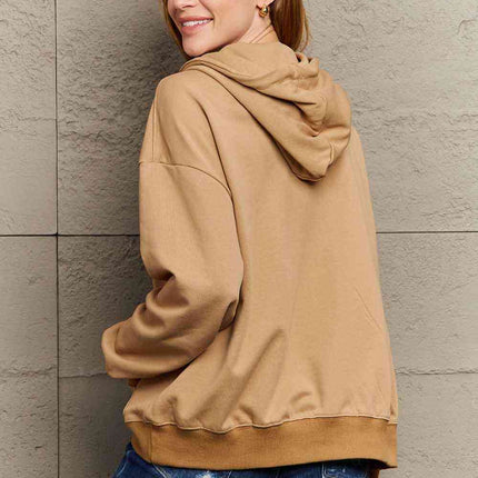 Simply Love Simply Love Full Size Butterfly Graphic Dropped Shoulder Hoodie