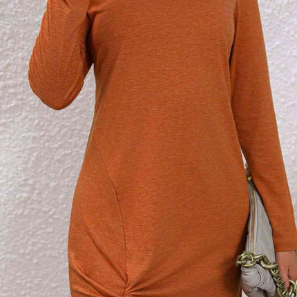 Twisted One-Shoulder Mini Dress