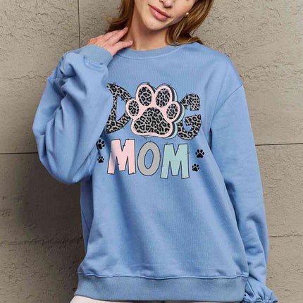 Simply Love Simply Love Full Size DOG MOM Graphic Sweatshirt