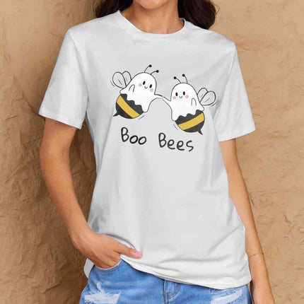 Simply Love Full Size BOO BEES Graphic Cotton T-Shirt