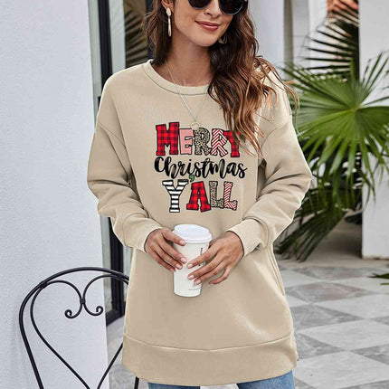 MERRY CHRISTMAS Y'ALL Graphic Sweatshirt