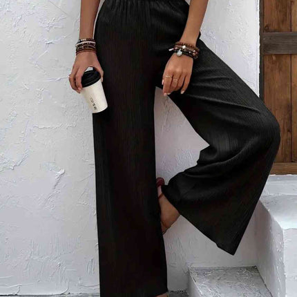 Full Size High Waist Wide Leg Pants