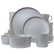 Elama Luxmatte Light Grey 20 Piece Dinnerware Set