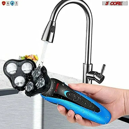 Electric razor for men Beard Trimmers 4 inch Razors 1 4D Men Waterproof Rotary Shaver Rechargeable Cordless Mens Razers 5Core SHV-4