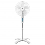 Optimus 16 in. Wave Oscillating 3-Speed Stand Fan with Remote Control