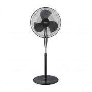 Optimus 18 in. Oscillating Stand Fan in Black