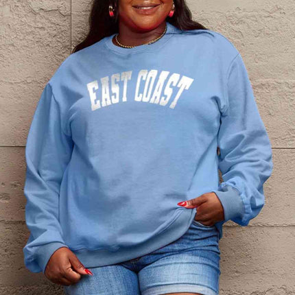 Simply Love Full Size KARMA Graphic Sweatshirt