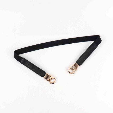 Zinc Alloy Buckle Elastic PU Belt