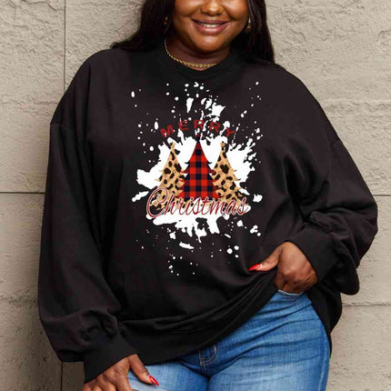 Simply Love Full Size MERRY CHRISTMAS Graphic Sweatshirt