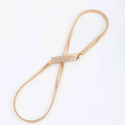 Elastic Iron Skinny Belt