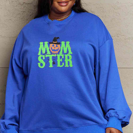 Simply Love Full Size Drop Shoulder Graphic Sweatshirt