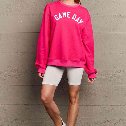 Simply Love Full Size GAME DAY Graphic Sweatshirt