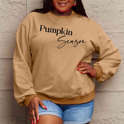 Simply Love Full Size PUMPKIN SEASON Graphic Sweatshirt