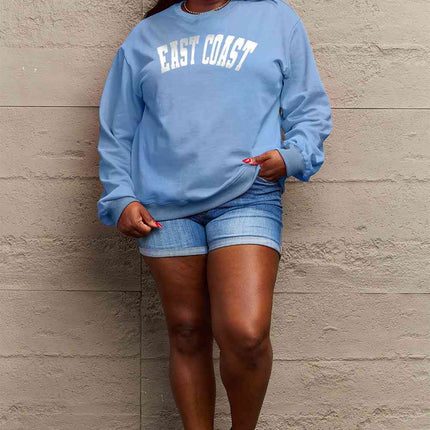 Simply Love Full Size KARMA Graphic Sweatshirt