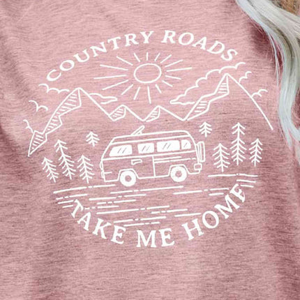 COUNTRY ROADS TAKE ME HOME Graphic Tee