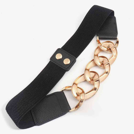 Chain Detail Elastic Belt - Vickie Lynn's