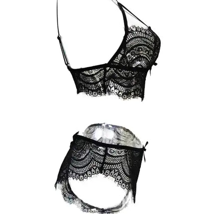 Camisón de encaje babydoll sexy para mujer 