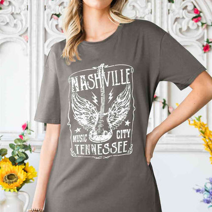NASHVILLE MUSIC CITY TENNESSEE Graphic T-Shirt