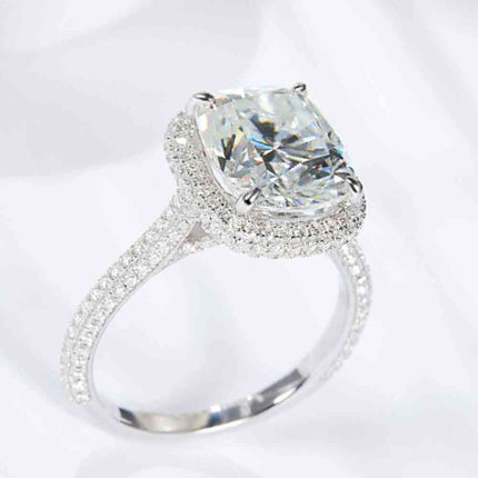 Adored 6 Carat Moissanite Halo Ring