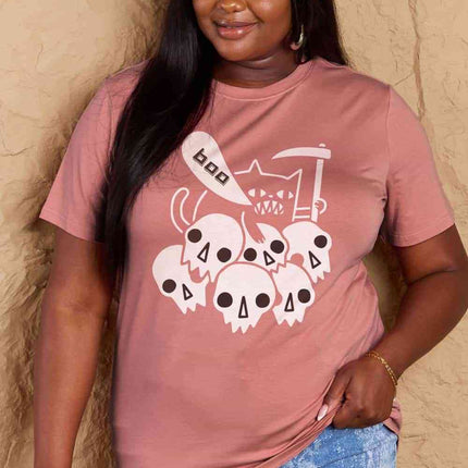 Simply Love Full Size Graphic BOO Cotton T-Shirt