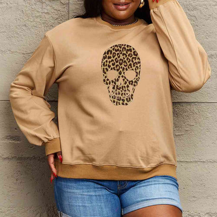 Simply Love Full Size Drop Shoulder Graphic Sweatshirt
