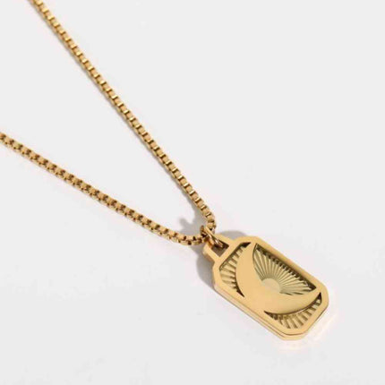 Stainless Steel 18K Gold-Plated Necklace