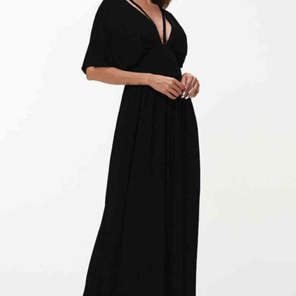 Strappy Neck Maxi Dress