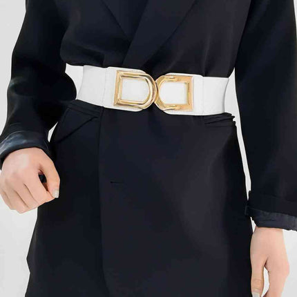 Double D Buckle PU Belt