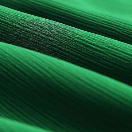 Tied One-Shoulder Puff Sleeve Dress