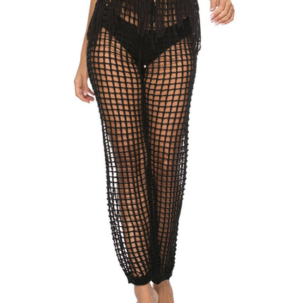 Cutout High Waist Swim Pants